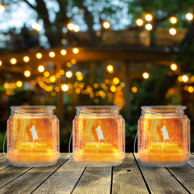 Transparent wind light set of 12