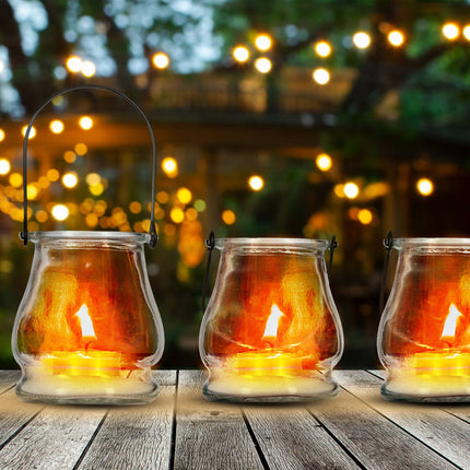 Transparent wind lights set of 20