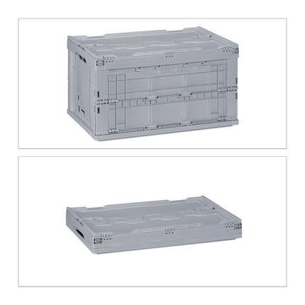 Transport box 60 liters with lid