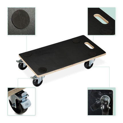 Transport roller with brake 400 kg