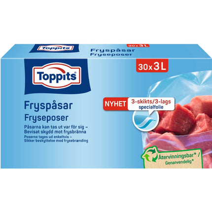Trash Bags 3L, Pack of 30