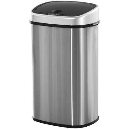 Automatic 58L waste bin in stainless steel with sensor