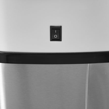 Automatic 58L waste bin in stainless steel with sensor