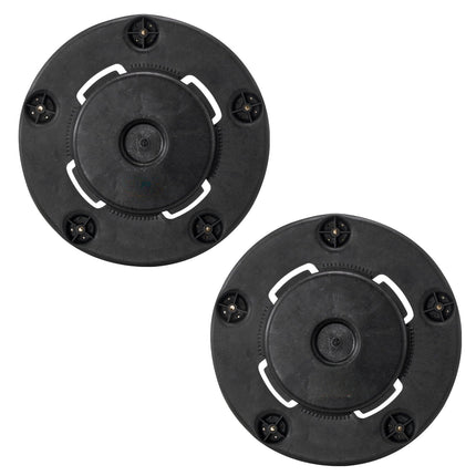 Trash Can Dolly 2-Pack, Fits 20–55 Gal, 500 lb