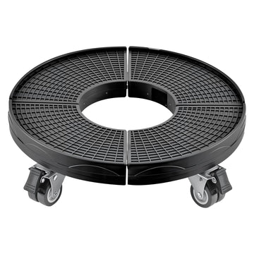 Trash Can Dolly, 4 Locking Wheels, 15–22.8 In, 440 lb