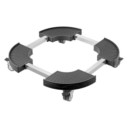 Trash Can Dolly, 4 Locking Wheels, 15–22.8 In, 440 lb