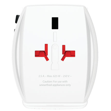 Travel Adapter USB-A+C PD 30W, Universal, Non-Grounded