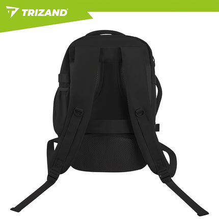 Travel Backpack 40x25x20cm, 20L, Black, 2-in-1 Bag