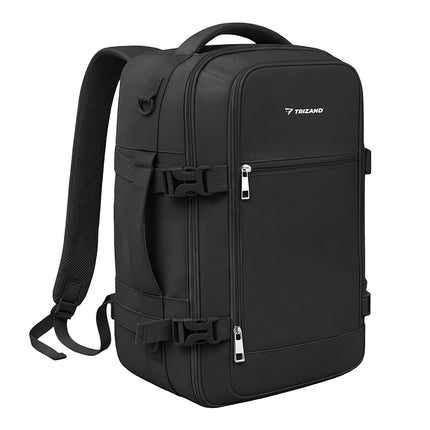 Travel Backpack 40x25x20cm, 20L, Black, 2-in-1 Bag