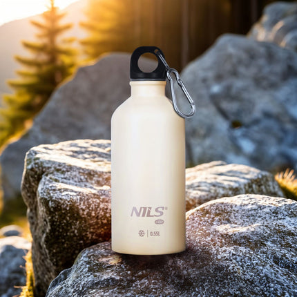 Travel Bottle 550ml Beige – Leak-Proof Design