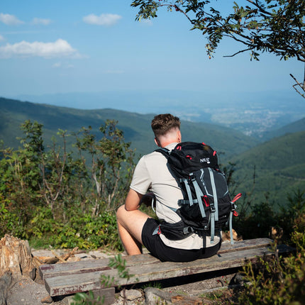 Travel Pack Black 30L+10L – Expandable Backpack