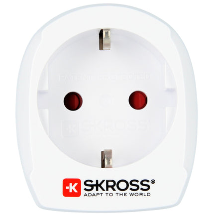 Travel adapter Europe to Denmark Grounded