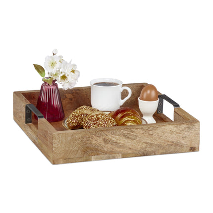 Tray in mango wood