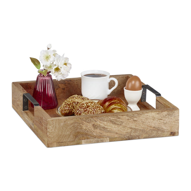Tray in mango wood