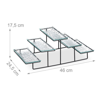 Tray with 5 trays