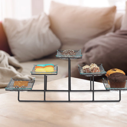 Tray with 5 trays