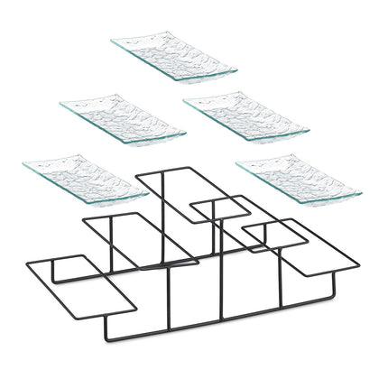 Tray with 5 trays