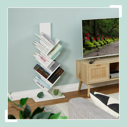 Tree Bookshelf, Multi-Level Storage for Living Room