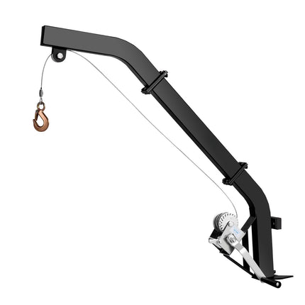 Tree Mounted Deer Hoist, 353 lb Hand Winch, Ratchet Strap