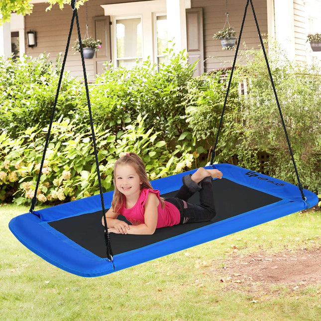 Tree Swing Swing for Children Indoor & Outdoor Tree Swing with Adjustable Ropes Blue