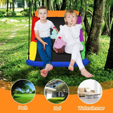Tree Swing for Kids, Adjustable 83 x 155 cm, Colorful