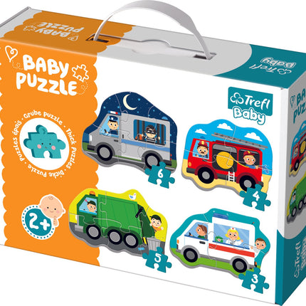 Trefl Baby Puzzle Set Cars