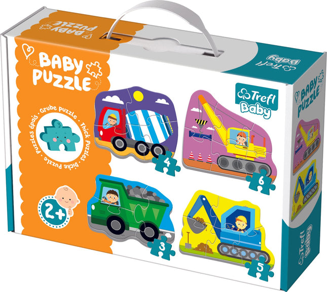 Trefl Baby Puzzle Set, Machines