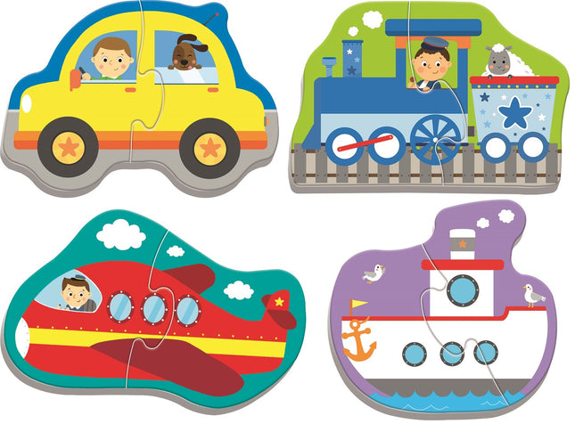 Trefl Baby Puzzle Set, Transport Vehicals