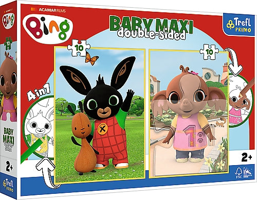 Trefl Bing Baby Maxi Puzzle, 10X2 Pcs