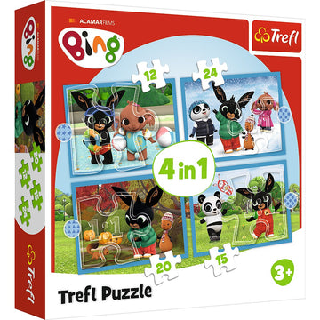 Trefl Bing Puzzle 4 In 1 Set