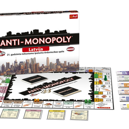 Trefl Board Game Anti-Monopoly (In Latvian Lang.)