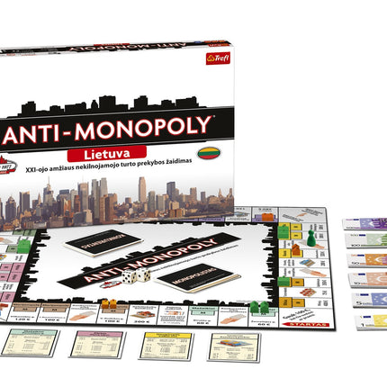 Trefl Board Game Anti-Monopoly (In Lithuanian Lang.)