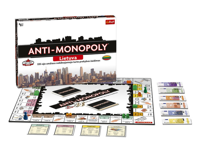 Trefl Board Game Anti-Monopoly (In Lithuanian Lang.)