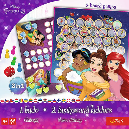 Trefl Disney Princess Board Game 2 In 1