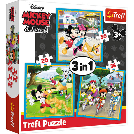 Trefl Disney Puzzle 3 In 1 Set Mickey Mouse