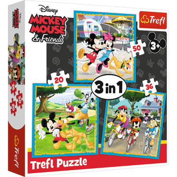 Trefl Disney Puzzle 3 In 1 Set Mickey Mouse