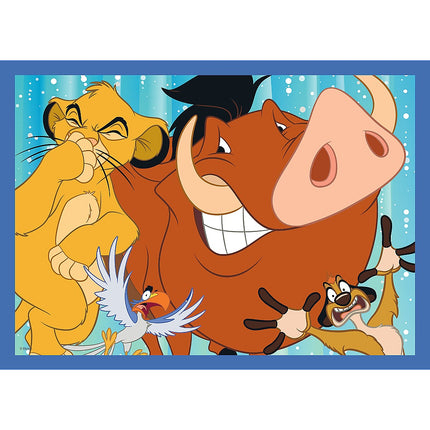 Trefl Disney Puzzle 4 In 1 Set Disney 100, 35 48 54 70 Pcs