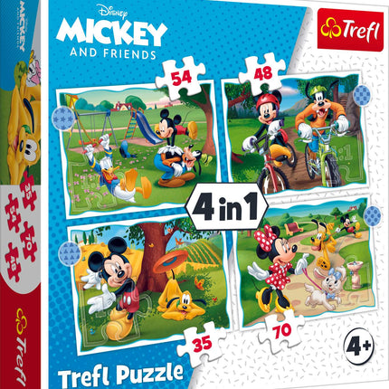 Trefl Disney Puzzle 4 In 1 Set Mickey-Mouse