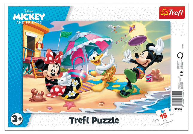 Trefl Disney Puzzle In Frame Mickey-Mouse, 15 Pcs