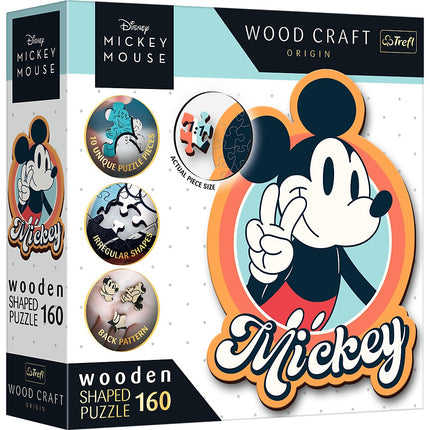 Trefl Disney Wooden Puzzle Mickey Mouse 160 Pcs