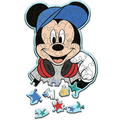 Trefl Disney Wooden Puzzle Mickey Mouse 50 Pcs