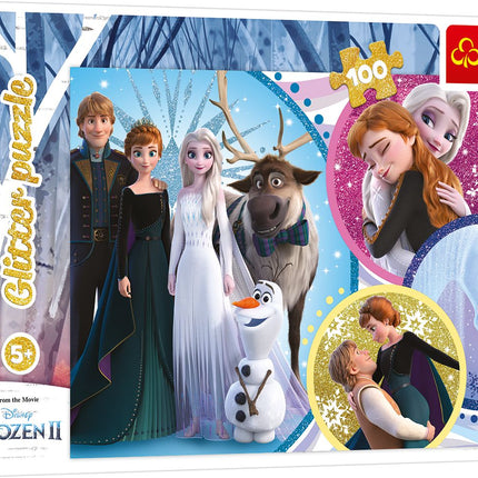 Trefl Frozen Glitter Puzzle Frozen Ii, 100 Pcs