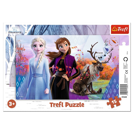 Trefl Frozen Puzzle In Frame Frozen Ii, 15 Pcs