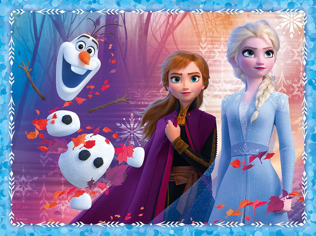 Trefl Frozen Puzzle Set With Memo Cards Frozen Ii