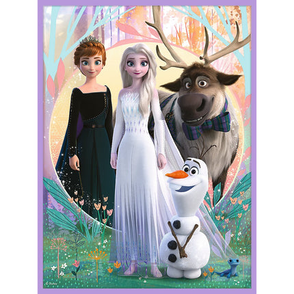 Trefl Frozen Puzzle Set With Memo Cards Frozen Ii