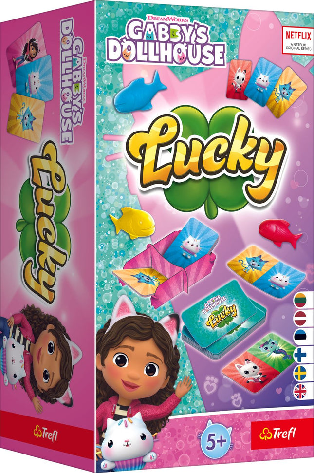 Trefl Gabby´S Dollhouse Board Game Lucky