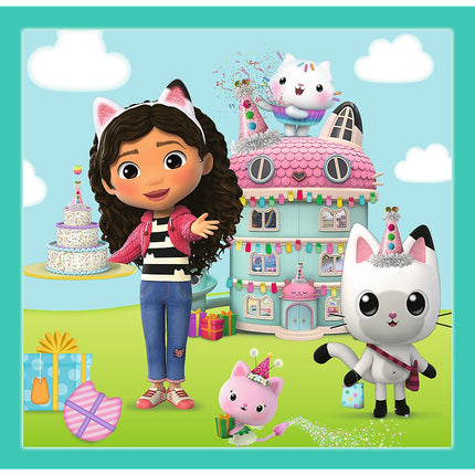 Trefl Gabby´S Dollhouse Puzzle Set 3In1