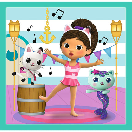 Trefl Gabby´S Dollhouse Puzzle Set 3In1