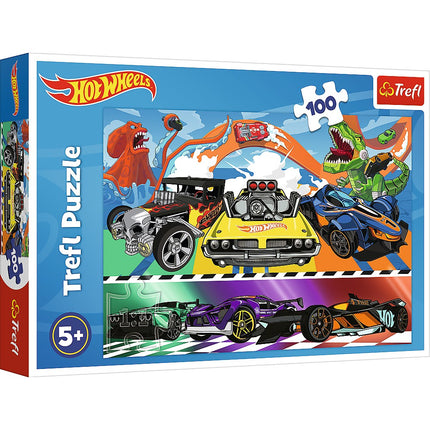 Trefl Hot Wheels Puzzle, 100 Pcs