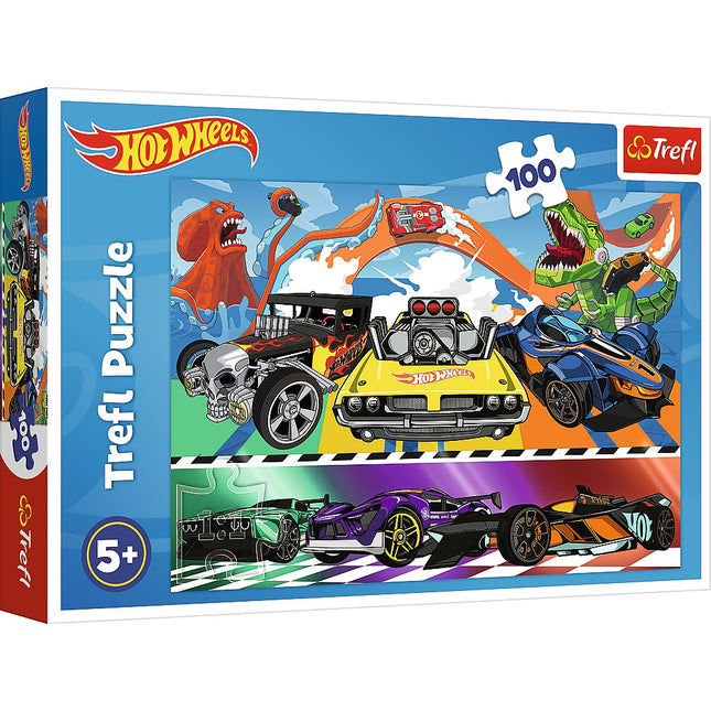 Trefl Hot Wheels Puzzle, 100 Pcs